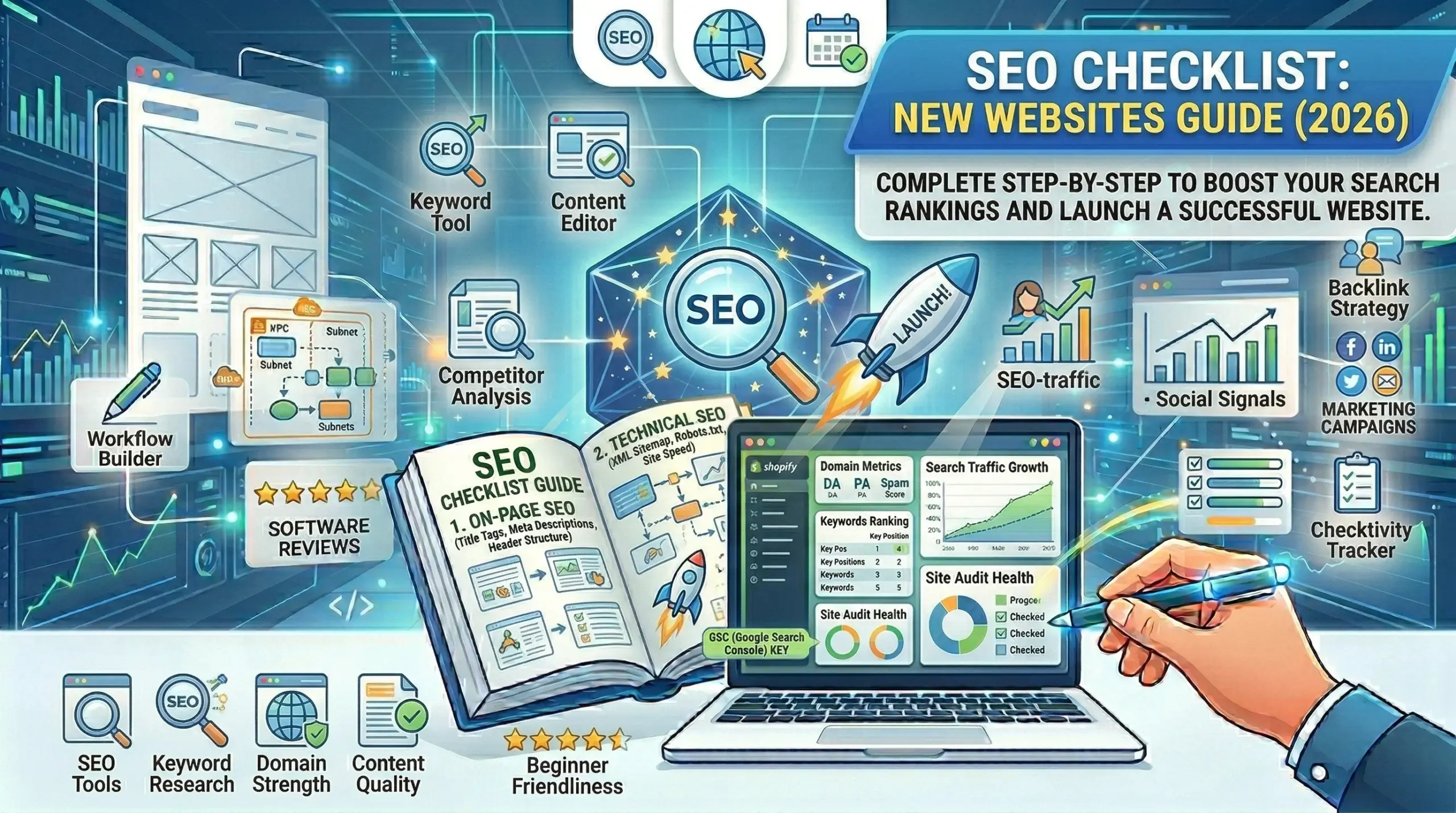 Complete SEO Checklist for New Websites (2026 Edition)